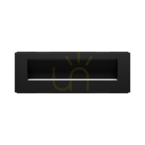 Encanta Asymmetric 6 W Cct 230 V Ip54 230x84x52 Mm Schwarz Flush Mounted Fassade. small 1