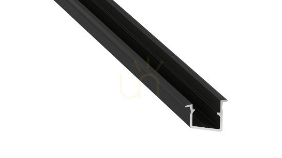 Prüfen LED-Profil LUMINES Typ V schwarz lackiert 1 m LED-Profil LUMINES Typ V schwarz lackiert 1 m