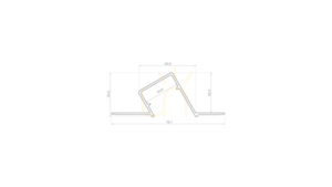 LED-Profil LUMINES Typ Duo silber eloxiert 2 m small 1