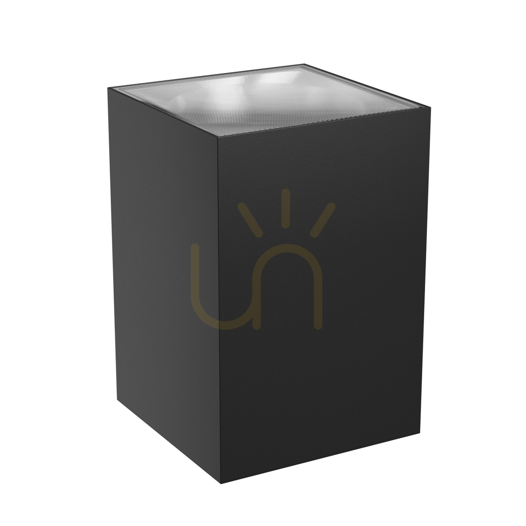Aussicht Torre 9 W Cct 230 V Ip54 99x78x117 Mm Schwarz Quadratische Fassade Einseitig gerichtet. Torre 9 W Cct 230 V Ip54 99x78x117 Mm Schwarz Quadratische Fassade Einseitig gerichtet.