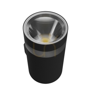 Torre Ring 9 W Cct 230 V Ip54 99x78x156 Mm Schwarz Rund Fassade Unidirektional. small 9