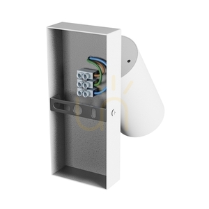Squalla Variosa Switch Gu10 Wandleuchte 230 V Ip20 55x100 Mm Weiß Rund. small 3