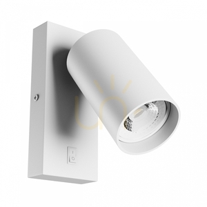 Squalla Variosa Switch Gu10 Wandleuchte 230 V Ip20 55x100 Mm Weiß Rund. small 5