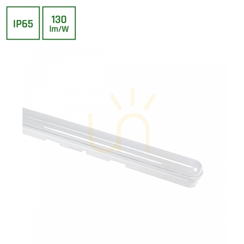 Prüfen Limea Go Hermetic 600mm 25 W Nw 230 V 120st Ip65 Ik07 600x60x52mm Weiß