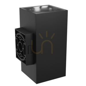 Torre 18 W Cct 230 V Ip54 99x78x162 Mm Schwarz Quadratische Fassade Zwei-Wege. 9 Torre 18 W Cct 230 V Ip54 99x78x162 Mm Schwarz Quadratische Fassade Zwei-Wege. small 9