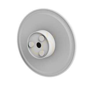 Piatta 18 W Cct 230 V Ip44 250x47 Mm Weiß Runde Fassade small 9