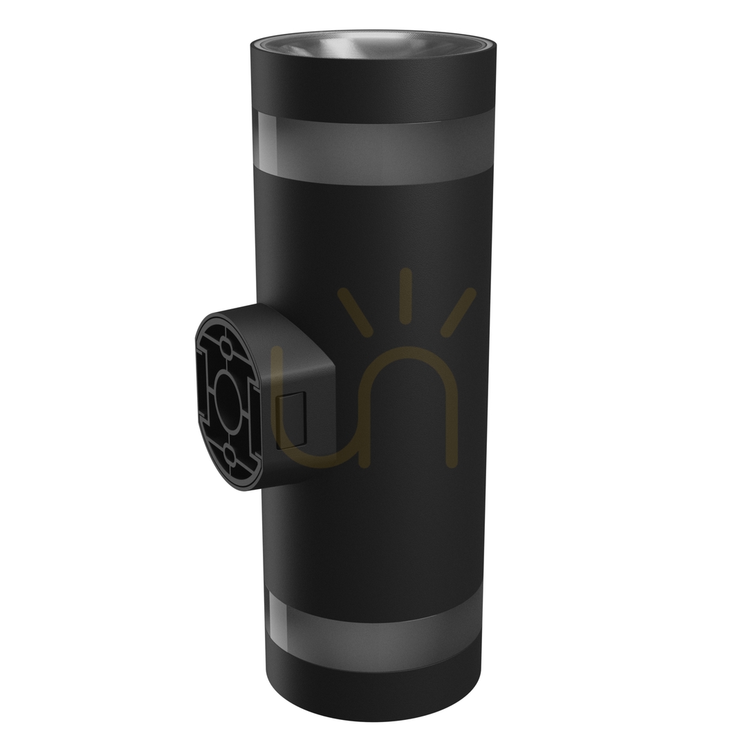 Prüfen Torre Ring 18 W Cct 230 V Ip54 99x78x240 Mm Schwarz Rund Fassade Zwei-Wege. Torre Ring 18 W Cct 230 V Ip54 99x78x240 Mm Schwarz Rund Fassade Zwei-Wege.