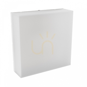 Scatollo 20 W Cct 230 V Ip54 250x250x75 Mm Weiße Fassade small 6