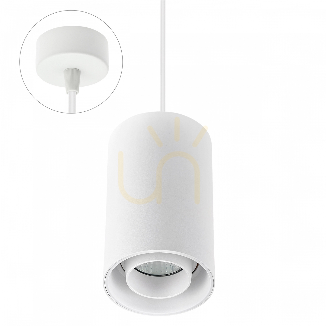 Prüfen Chloe Gu10 Spot Aufputz Gu10 250 V Ip20 80x130mm weiß rund beweglicher Hängesockel Chloe Gu10 Spot Aufputz Gu10 250 V Ip20 80x130mm weiß rund beweglicher Hängesockel