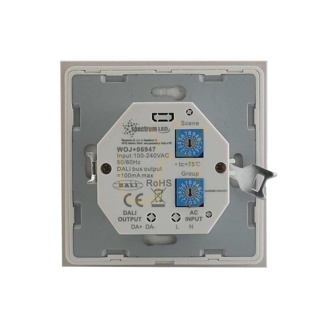 Vorschau Dali Touch Panel Power Supply 100m A Broadcast + Cct + 4 Gruppen + 4 Szenen + 4 Helligkeitsspektrum. Dali Touch Panel Power Supply 100m A Broadcast + Cct + 4 Gruppen + 4 Szenen + 4 Helligkeitsspektrum.