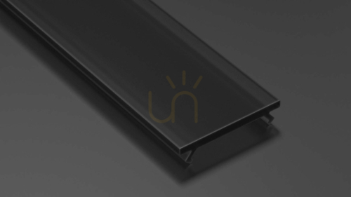 Prüfen Lampenschirm für LED-Profil LUMINES BASIC V2 PMMA schwarz 2 m