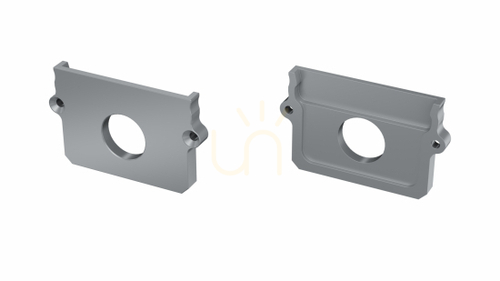 Prüfen ALU LUMINES Strada M1 silber eloxiert Stecker mit Loch
