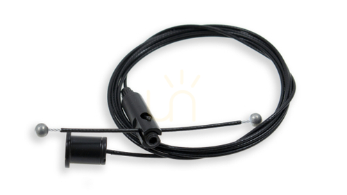 Prüfen ZWEI BÄNDER - KOMPLETT 3000 mm/100mm schwarz