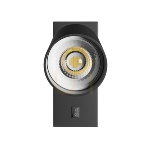 Squalla Variosa Flexi Switch Gu10 Wandleuchte 230 V Ip20 55x100x410 Mm Schwarz Rund. small 7