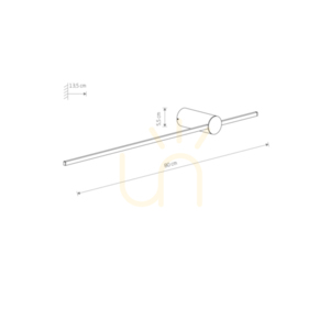 SABER LED schlanke Wandleuchte M 11378 Nowodvorski small 6