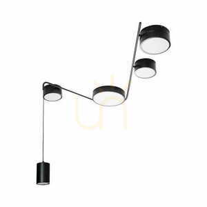 Plafond Max Light Zumaia II C0250 schwarz LED 32W 5-flammig 1 Plafond Max Light Zumaia II C0250 schwarz LED 32W 5-flammig small 1