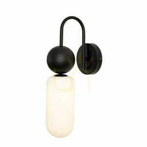 Wandleuchte Max Light Nova W0381 schwarz Stahl Glas 42 cm dimmbar 12W 1 Wandleuchte Max Light Nova W0381 schwarz Stahl Glas 42 cm dimmbar 12W small 1
