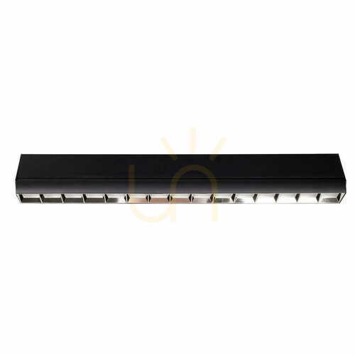 Prüfen Plafond Max Light Flex C0259 schwarz LED 15W 58 cm