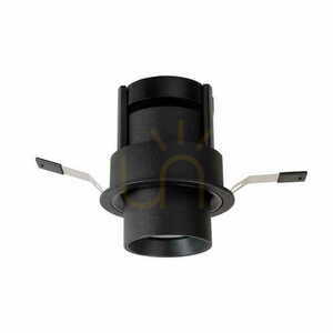 Plafond Max Light Halo H0131 schwarz LED 9W 8,5 cm small 0