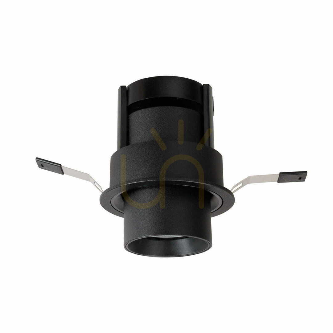 Plafond Max Light Halo H0131 svart infälld LED 9W 8,5 cm
