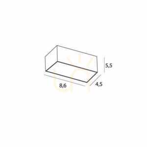 Einbauleuchte Max Light Modular H180.05 weiß Aluminium 8,6 x 5 cm small 3