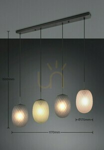 Trio FACETTE Pendelleuchte 364200417 small 6