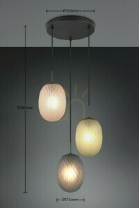 Trio FACETTE Pendelleuchte 364230317 small 6