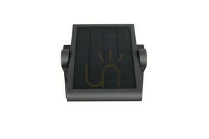 Trio MALAWI 253769142 – Hybrid-Solar-Wandleuchte LED 5 W mit Sensor, anthrazit small 3