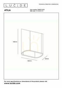 Außenwandleuchte Lucide ATILA schwarz Aluminium LED IP65 69805/12/30 small 4