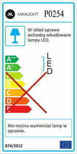 Pendelleuchte Max Light Multi P0254 Weiß 18 cm LED 5W small 2