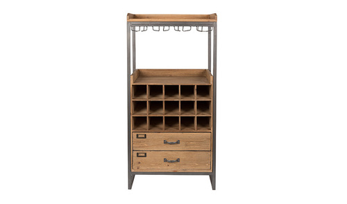 Prüfen Weinvitrine - The Excellent Vintage von Lunares Design, 112,5cm, Flaschenbar