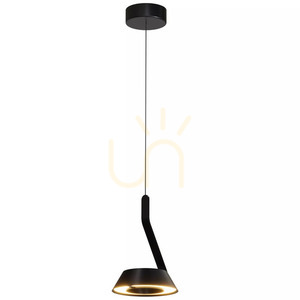 GARTA LED-Pendelleuchte mit Gestensteuerung 12 W LED + 4 W LED schwarz PL0147-BK - YASKR small 1