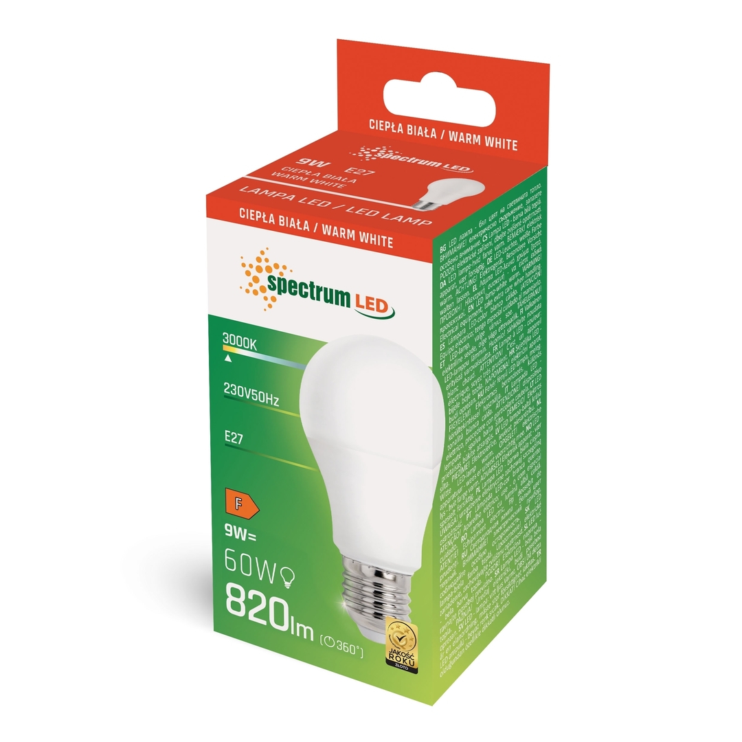 Aussicht Led Gls E27 230 V 9 Ww Spektrum Led Gls E27 230 V 9 Ww Spektrum