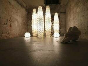 Slamp Cactus Stehleuchte Floor Xl Gold. small 2