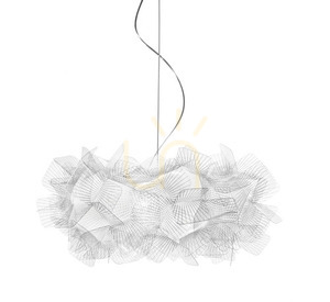 Slamp Clizia Suspension Pixel Transparent Wire Pendelleuchte. small 0