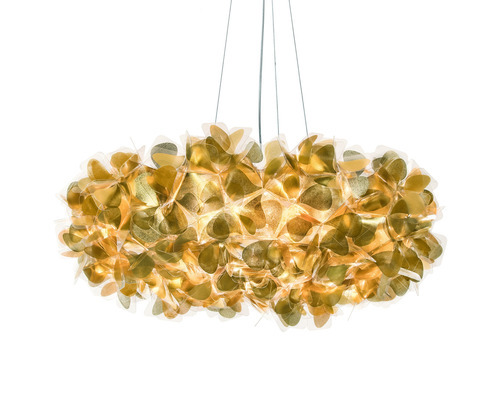 Prüfen Slamp Clizia Suspension 130 Mama Non Mama Gold Transparent Wire Pendelleuchte.