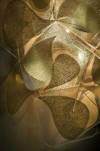 Slamp Clizia Suspension 130 Mama Non Mama Gold Transparent Wire Pendelleuchte. small 3