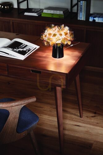 Prüfen Slamp Clizia Tabelle Moderne Lampe Mama Non Mama Gold Dark Base.