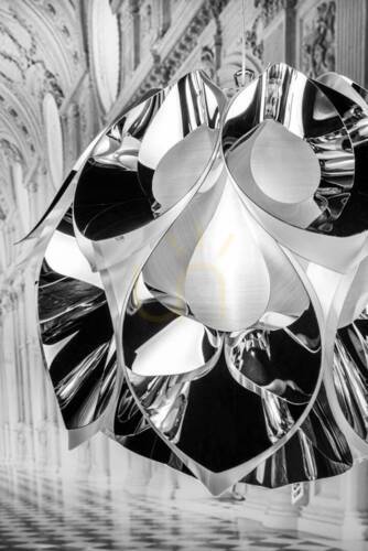 Prüfen Slamp Flora Suspension Medium Silber Pendelleuchte.