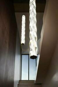 Slamp Hugo Suspension Vertikale Prisma Pendelleuchte. small 0