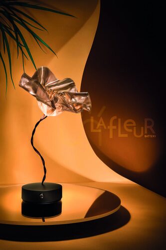 Prüfen Slamp Lafleur Moderne Batterie-Samt-Lampe.