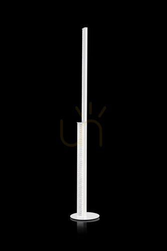 Prüfen Slamp Modula Twisted Floor Light Grau Plissé Stehleuchte.