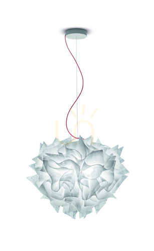 Prüfen Slamp Veli Suspension Large Couture Red Wire Pendelleuchte.