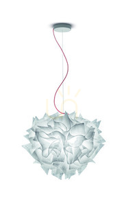 Slamp Veli Suspension Large Couture Red Wire Pendelleuchte. small 0