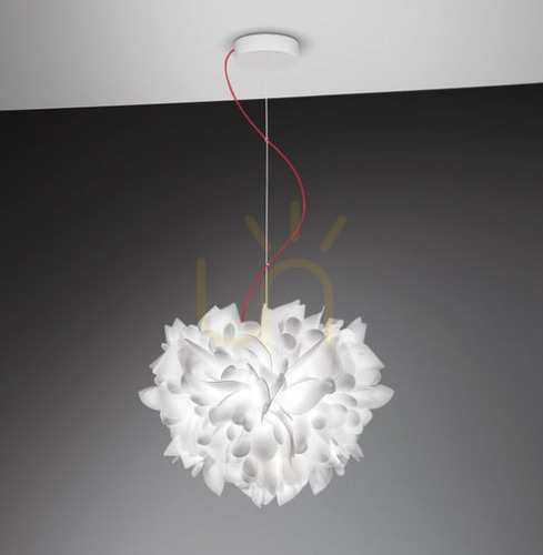 Prüfen Slamp Veli Suspension Large Foliage Red Wire Pendelleuchte.
