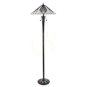 Stehlampe Tiffany Multicolor Interiors 63934 small 1