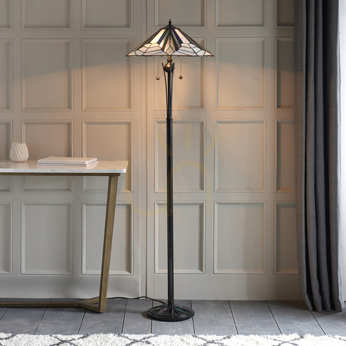 Prüfen Stehlampe Tiffany Multicolor Interiors 63934