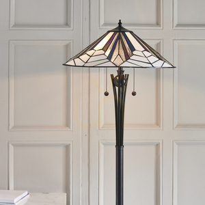 Stehlampe Tiffany Multicolor Interiors 63934 small 3
