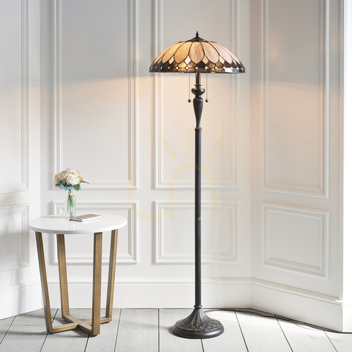 Prüfen Stehlampe Interiors Brooklyn Tiffany multicolor 63972