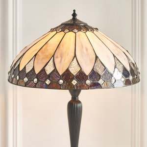 Tischlampe Tiffany multicolor Glas Polyesterharz Interiors 63982 small 4